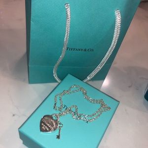 Authentic Tiffany & co. Heart locket necklace